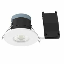 SOLUM One Spot LED BBC Encastrable Dimmable 6W 600lm 4000K Blanc - S0010640D -123elec Soldes Magasin sols0010640d solum one spot led blanc bbc a encastrer dimmable 6w 2