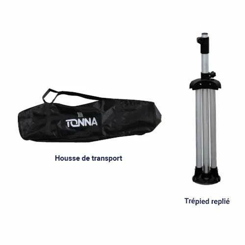 TONNA Trépied Réglable Pour Camping En Aluminium 1,1m X 1,8m - 503702 4 TONNA Trépied Réglable Pour Camping En Aluminium 1,1m X 1,8m - 503702 – Image 2