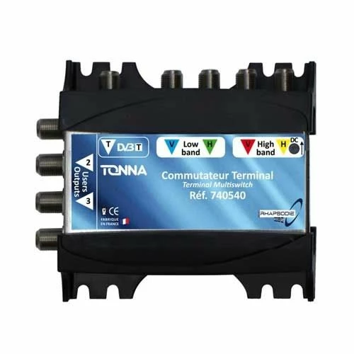 TONNA Commutateur Matriciel 1 Entrée SAT + 4 Sorties TV - 740540 3 TONNA Commutateur Matriciel 1 Entrée SAT + 4 Sorties TV - 740540