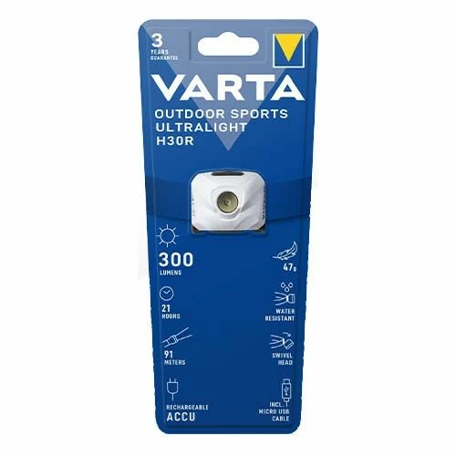 VARTA Lampe Frontale LED Rechargeable OUTDOOR 300lm Blanche - 18631101401 5 VARTA Lampe Frontale LED Rechargeable OUTDOOR 300lm Blanche - 18631101401 – Image 3