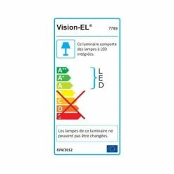 VISION-EL Plafonnier LED Avec Détecteur 230V 18W 1530lm 3000K 300mm - 7789 -123elec Soldes Magasin vis7789 vision el lampe plafonnier led avec detecteur 18w energie 6
