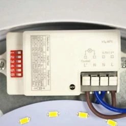 VISION-EL Plafonnier LED Avec Détecteur 230V 18W 1530lm 3000K 300mm - 7789 -123elec Soldes Magasin vis7789 vision el lampe plafonnier led avec detecteur 18w pieces 4