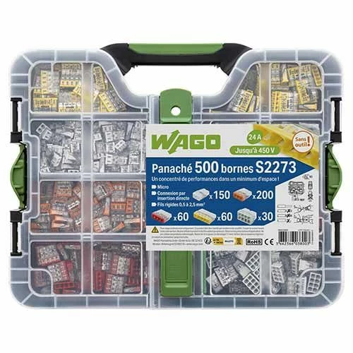 Wago Valisette 500 Bornes De Connexions Automatiques S2273 - WAG038003 3 Wago Valisette 500 Bornes De Connexions Automatiques S2273 - WAG038003