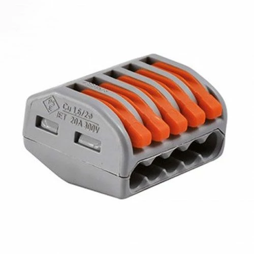 WAGO S222 15 Bornes De Connexion Rapide 5 Entrées Pour Fils Souples Et Rigides - 222-415 4 WAGO S222 15 Bornes De Connexion Rapide 5 Entrées Pour Fils Souples Et Rigides - 222-415 – Image 2