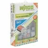 WAGO S222 50 Bornes De Connexion Rapide 2, 3 Et 5 Fils Pour Fils Souples Et Rigides -123elec Soldes Magasin wag264616 l50 f wago s222 valisette panache bornes connexion 1
