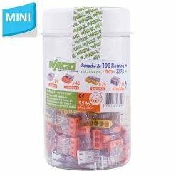 WAGO S2273 100 Mini Bornes De Connexion Rapide 2, 3, 5 Et 8 Entrées Pour Fils Rigides 7 WAGO S2273 100 Mini Bornes De Connexion Rapide 2, 3, 5 Et 8 Entrées Pour Fils Rigides -123elec Soldes Magasin wag268409 l100 f wago s2273 panache 100 bornier de raccordement