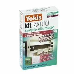 YOKIS Power Kit Radio Simple Allumage 1 Télérupteur Et 1 Télécommande Murale - KITRADIOSAP