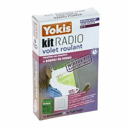 YOKIS Power Kit Radio Volet Roulant 1 Micro-module Volet Roulant Et 1 Télécommande - KITRADIOVRP 3 YOKIS Power Kit Radio Volet Roulant 1 Micro-module Volet Roulant Et 1 Télécommande - KITRADIOVRP