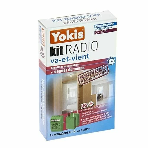 YOKIS Power Kit Radio Va Et Vient 1 Télérupteur Et 2 émetteurs Radio - KITRADIOVVP 3 YOKIS Power Kit Radio Va Et Vient 1 Télérupteur Et 2 émetteurs Radio - KITRADIOVVP